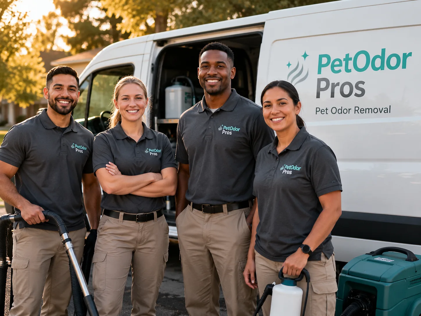 Pet Odor Removal team serving Dedham, MA